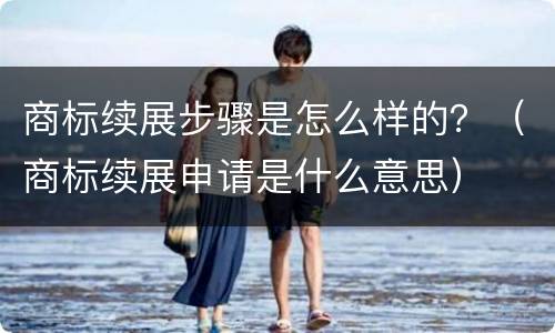商标续展步骤是怎么样的？（商标续展申请是什么意思）