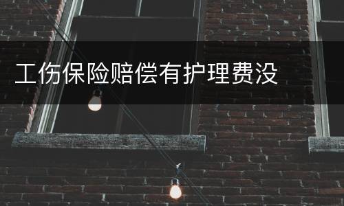 工伤保险赔偿有护理费没