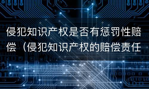 侵犯知识产权是否有惩罚性赔偿（侵犯知识产权的赔偿责任）