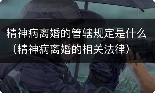 精神病离婚的管辖规定是什么（精神病离婚的相关法律）
