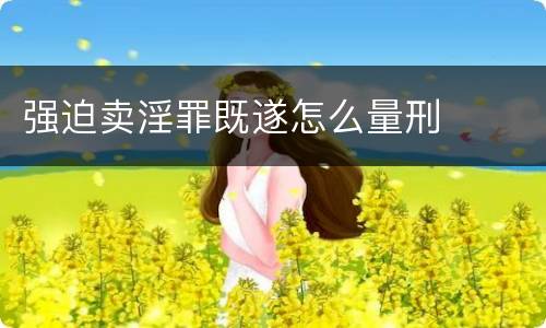 强迫卖淫罪既遂怎么量刑
