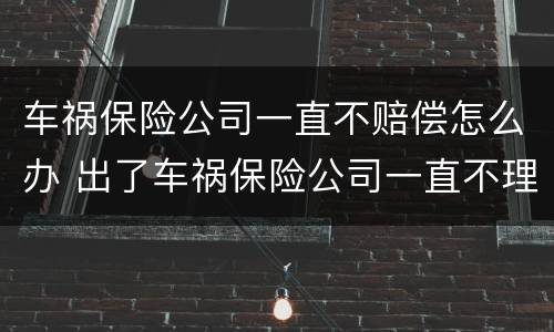 车祸保险公司一直不赔偿怎么办 出了车祸保险公司一直不理赔怎么办