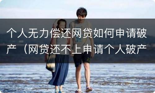 个人无力偿还网贷如何申请破产（网贷还不上申请个人破产）
