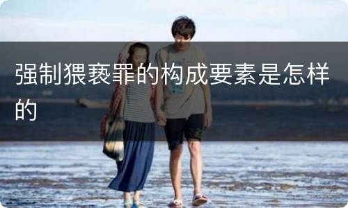 强制猥亵罪的构成要素是怎样的