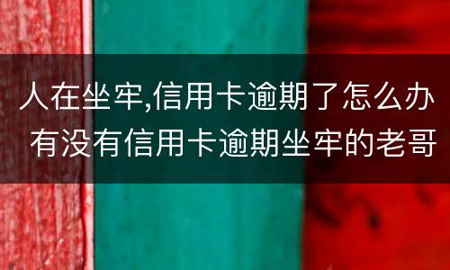 人在坐牢,信用卡逾期了怎么办 有没有信用卡逾期坐牢的老哥