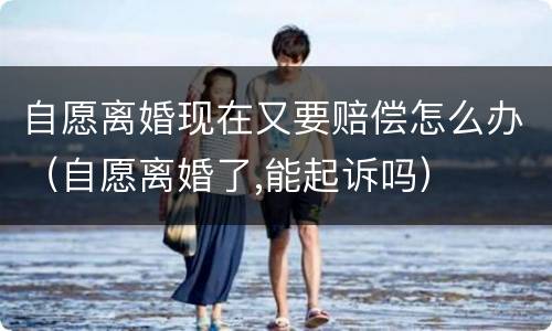 自愿离婚现在又要赔偿怎么办（自愿离婚了,能起诉吗）
