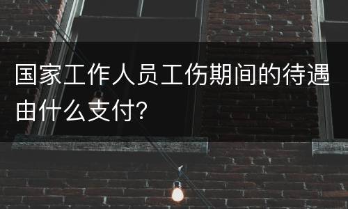 国家工作人员工伤期间的待遇由什么支付？