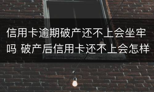 信用卡逾期破产还不上会坐牢吗 破产后信用卡还不上会怎样
