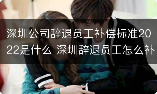 深圳公司辞退员工补偿标准2022是什么 深圳辞退员工怎么补偿