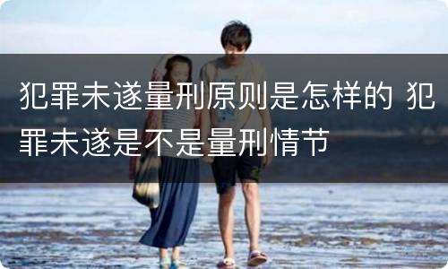 犯罪未遂量刑原则是怎样的 犯罪未遂是不是量刑情节