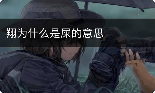 翔为什么是屎的意思