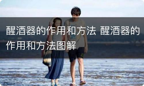 醒酒器的作用和方法 醒酒器的作用和方法图解