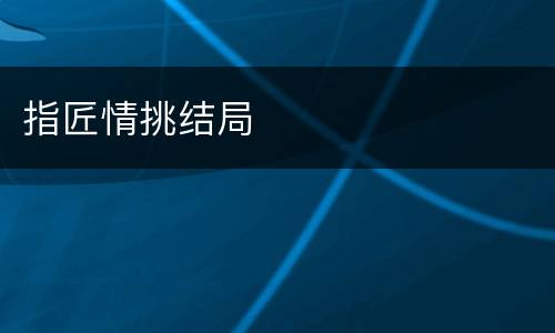 指匠情挑结局
