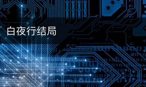 白夜行结局