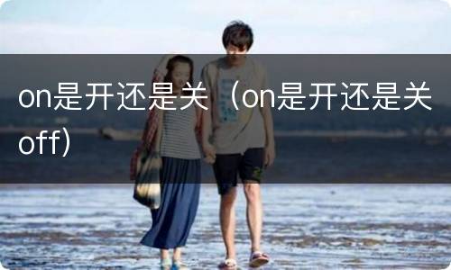 on是开还是关（on是开还是关off）