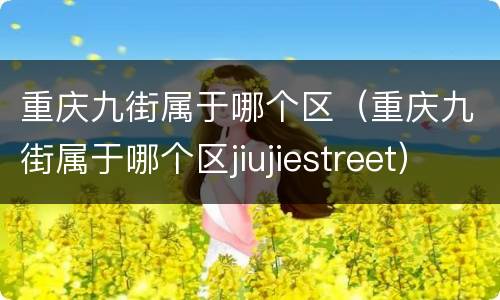 重庆九街属于哪个区（重庆九街属于哪个区jiujiestreet）