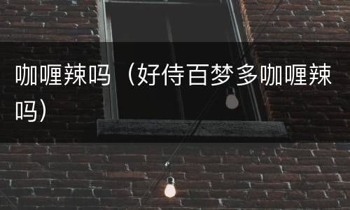 咖喱辣吗（好侍百梦多咖喱辣吗）