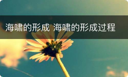 海啸的形成 海啸的形成过程