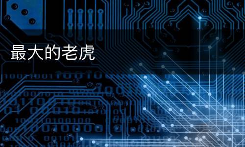 最大的老虎