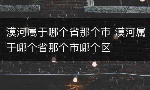 漠河属于哪个省那个市 漠河属于哪个省那个市哪个区