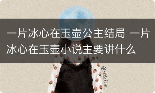 一片冰心在玉壶公主结局 一片冰心在玉壶小说主要讲什么