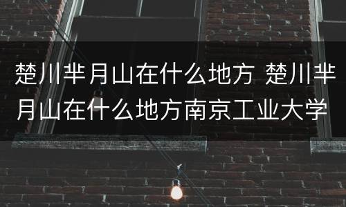 楚川芈月山在什么地方 楚川芈月山在什么地方南京工业大学明达楼