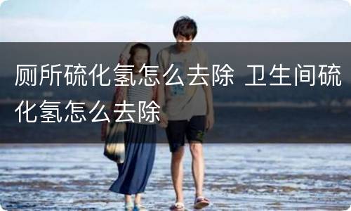 厕所硫化氢怎么去除 卫生间硫化氢怎么去除
