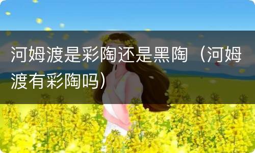 河姆渡是彩陶还是黑陶（河姆渡有彩陶吗）