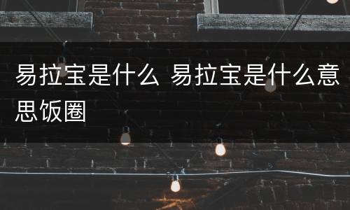 易拉宝是什么 易拉宝是什么意思饭圈