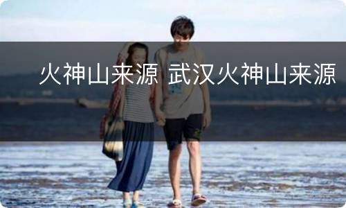 ​火神山来源 武汉火神山来源