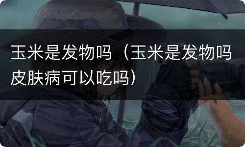 玉米是发物吗（玉米是发物吗皮肤病可以吃吗）